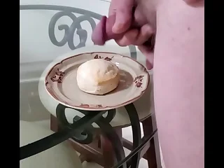 Little detect cums on breakfast and lunch loud orgasm